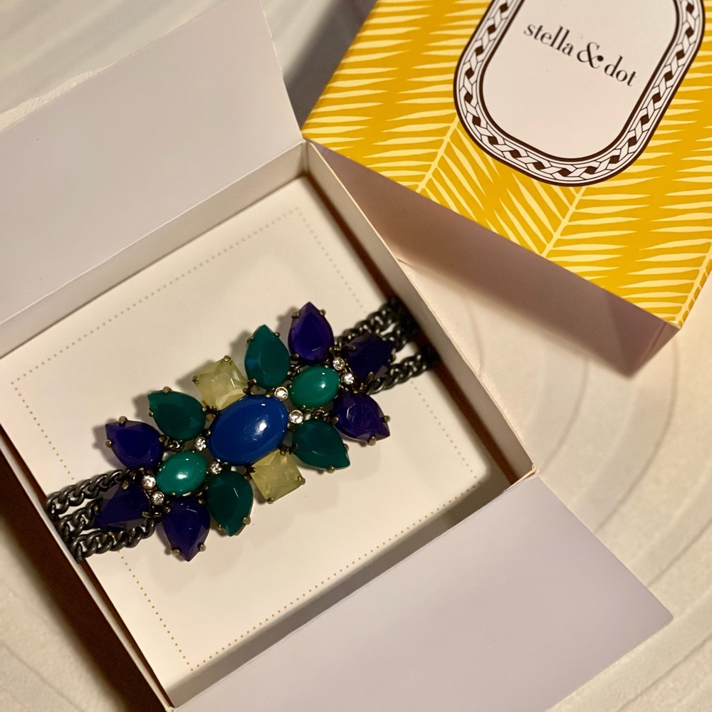 Stella & Dot Peacock Bracelet - new, never worn